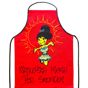 [Fb59] Fartuszek bawełniany NAJLEPSZA MAMA POD SŁOŃCEM
